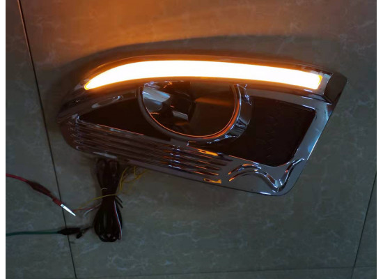 ДХО для Chevrolet Captiva 2014-2016 Вариант 3 c бегущим поворотником
