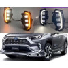 ПТФ с ДХО для Toyota RAV 4 (ХА50) 2018-2026