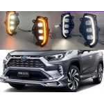 ПТФ с ДХО для Toyota RAV 4 (ХА50) 2018-2026