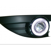  Противотуманные фары с ангельскими глазками для Renault Fluence 2009-13