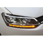 Фары для Volkswagen Polo V седан 2009-15 и Рестайлинг 2014+