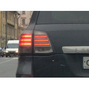 Задние фонари на Toyota Land Cruiser 200 в стиле Lexus LX570