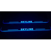 Накладки на пороги LED для Nissan Skyline