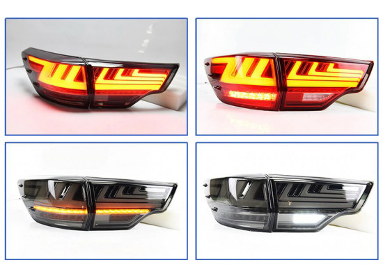 Задние фонари для Toyota Highlander 3 2013-16. Вариант 3