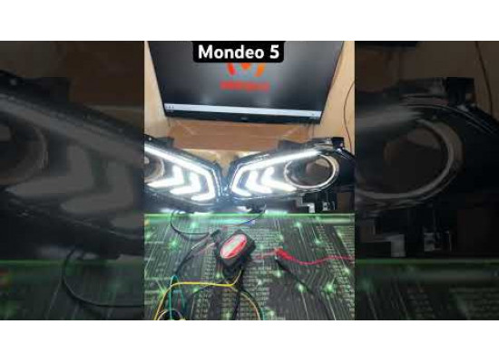 ДХО для Ford Mondeo 5 2014-2018 с поворотниками Вариант 6