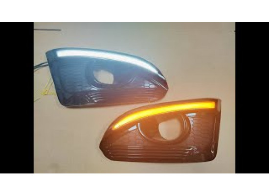 ДХО для Chevrolet Captiva 2014-2016 Вариант 3 c бегущим поворотником