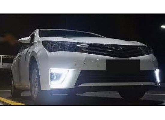 ДХО для Toyota Corolla 11 2013-16 Вариант 3