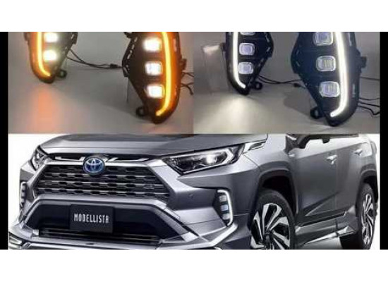 ПТФ с ДХО для Toyota RAV 4 (ХА50) 2018-2026