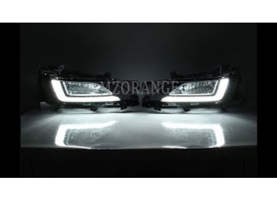 Светодиодные ПТФ с ДХО для Hyundai Tucson 2018-21